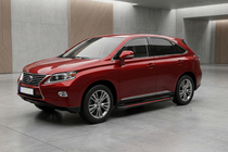 Lexus RX 2009–2015 Bočné nášľapy Maya Red (2 ks, hliník) fotografia 1