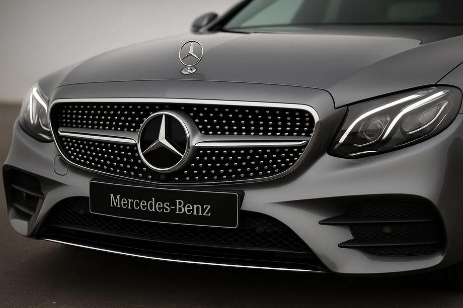 Mercedes Trieda E W213 2016–2023 Predná maska Diamond Silver (pre Avantgarde/AMG-Line/E43 AMG/E53 AMG 2016-2020) Bez miesta pre kameru Image