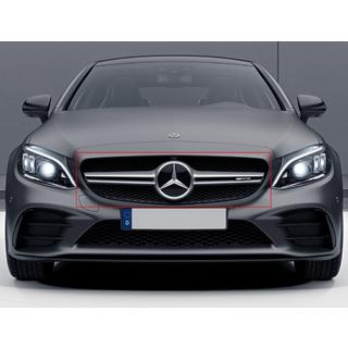Predná maska AMG Silver (pre Avantgarde/AMG-Line/C43 AMG) Mercedes C-сlass W205 2014–2021 fotografia 1
