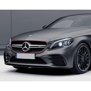 Predná maska AMG Silver (pre Avantgarde/AMG-Line/C43 AMG) Mercedes C-сlass W205 2014–2021 fotografia 3