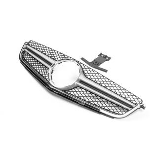 AMG Silver predná maska (pre C63) Mercedes trieda C W204 2007–2015 fotografia 2