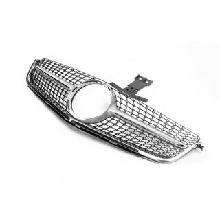 Predná maska Diamond Silver (pre C63) Mercedes trieda C W204 2007–2015 fotografia 3
