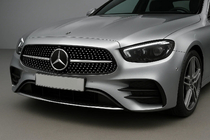 Mercedes Trieda E W213 2016–2023 Predná maska Diamond Silver (AMG Line, 2020+) Bez miesta pre kameru fotografia 1