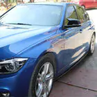 BMW rad 3 F30/F31 2012–2019 Kryty prahov EuroCap (pre M-Sport prahy, čierny lesklý) fotografia 8