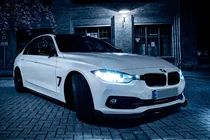 BMW rad 3 F30/F31 2012–2019 Kryty prahov EuroCap (pre M-Sport prahy, čierny lesklý) fotografia 11