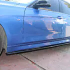 BMW rad 3 F30/F31 2012–2019 Kryty prahov EuroCap (pre M-Sport prahy, čierny lesklý) fotografia 5