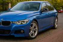 BMW rad 3 F30/F31 2012–2019 Kryty prahov EuroCap (pre M-Sport prahy, čierny lesklý) fotografia 2