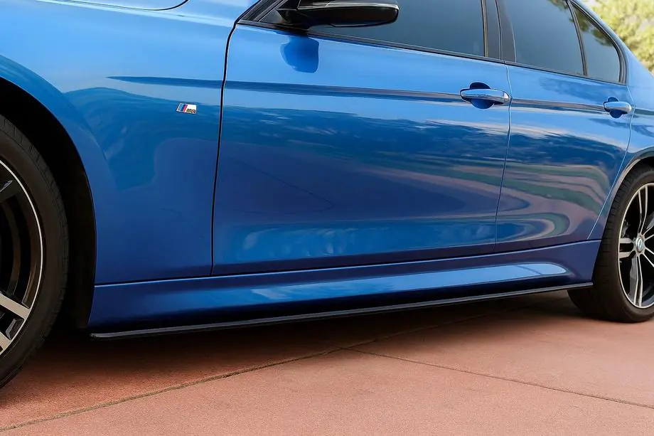 BMW rad 3 F30/F31 2012–2019 Kryty prahov EuroCap (pre M-Sport prahy, čierny lesklý) Image