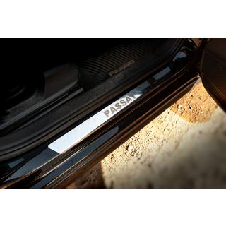 Nástupné lišty Carmos V1 (4 ks, nerez) Volkswagen Passat B7 2012–2015 fotografia 1