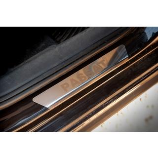 Nástupné lišty Carmos V1 (4 ks, nerez) Volkswagen Passat B7 2012–2015 fotografia 3