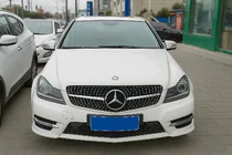 Mercedes trieda C W204 2007–2015 Predná maska chladiča Diamond Silver fotografia 4