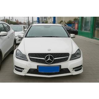 Predná maska chladiča Diamond Silver Mercedes trieda C W204 2007–2015 fotografia 4