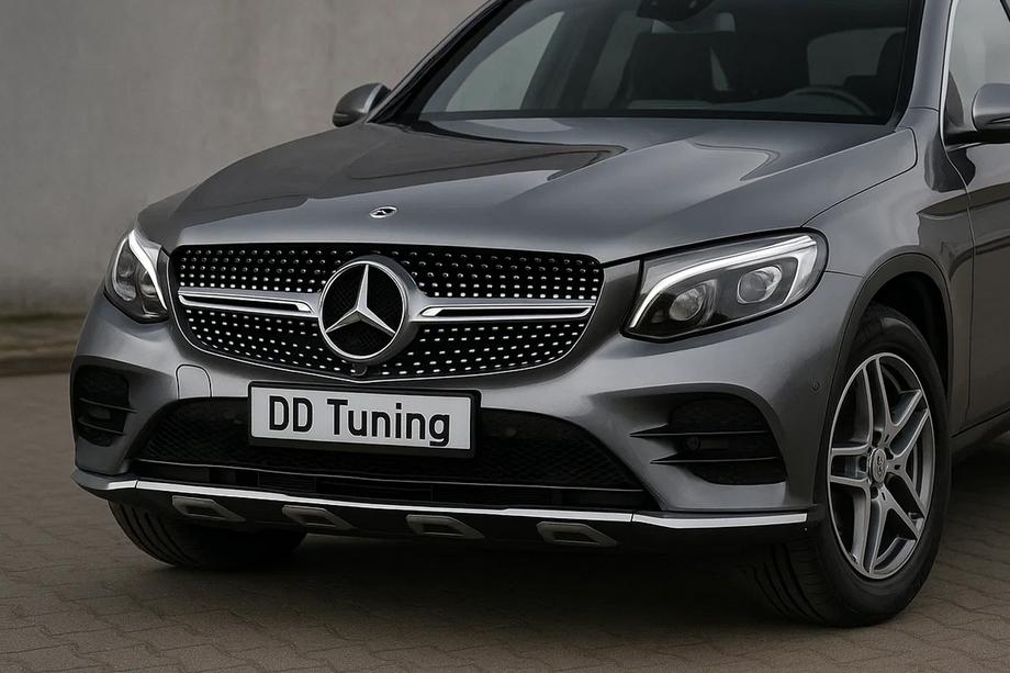 Mercedes GLC X253 2015–2022 Predná maska Diamond Silver (2015-2019) S miestom pre kameru Image