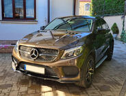 Mercedes GLE kupé C292 2015–2019 Tuningová maska chladiča (Diamond Black) fotografia 2