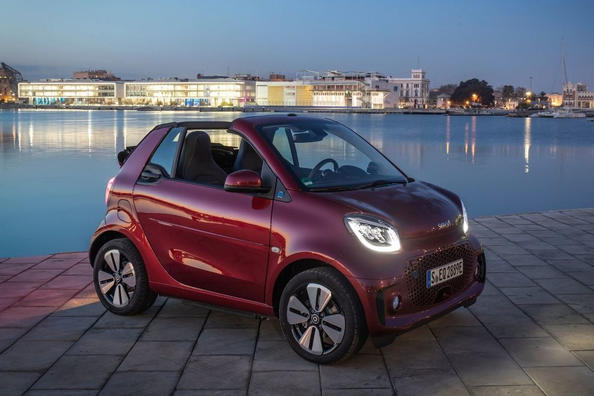 Test elektrického kabrioletu Smart EQ fortwo cabrio