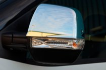 Fiat Doblo II 2010–2022 Nerezové chrómové kryty spätných zrkadiel (2 ks) fotografia 12