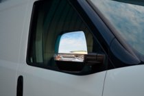 Fiat Doblo II 2010–2022 Nerezové chrómové kryty spätných zrkadiel (2 ks) fotografia 1