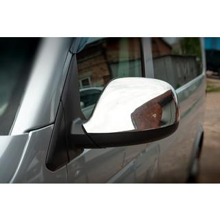 Kryty zrkadiel (2 ks, nerezová oceľ) Volkswagen T6 2015–2024 fotografia 3