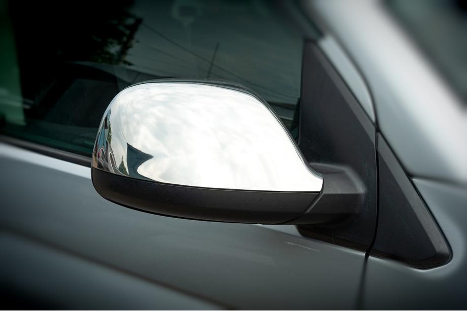 Volkswagen T6 2015–2024 Kryty zrkadiel (2 ks, nerezová oceľ) Fotografia 4