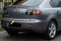 Mazda 3 2003–2009 Nerezová lišta hrany kufra SD fotografia 1