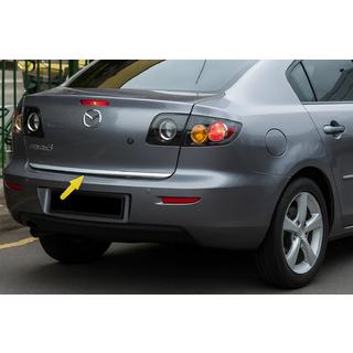 Nerezová lišta hrany kufra SD Mazda 3 2003–2009 fotografia 1