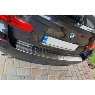 Lišta na zadný nárazník Carmos (SW, nerezová oceľ) BMW 5. rad F10/F11 2010–2016 fotografia 1
