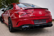 Mercedes CLA C118 2019– Zadný difúzor s koncovkami výfuku (dizajn CLA45) fotografia 3