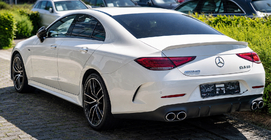 Mercedes CLS C257 2018– Zadný difúzor s koncovkami výfuku (dizajn GT53) fotografia 1