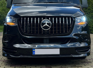 Mercedes Sprinter W907/W910 2018– Predná maska Panamericana GT Chrome Premium V1 Bez rámu fotografia 8