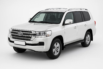 Toyota Land Cruiser 200 2007–2021 Strešné lyžiny, originálny dizajn Grey (2 ks) fotografia 1