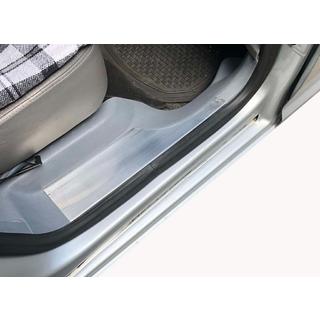 Kryty vnútorných prahov (bez nápisu, nehrdzavejúca oceľ) Volkswagen Caddy 2004–2010 fotografia 1