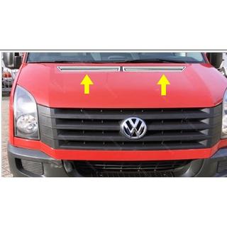 Lišta na kapotu (2 ks, nerez) Volkswagen Crafter 2006–2016 fotografia 1