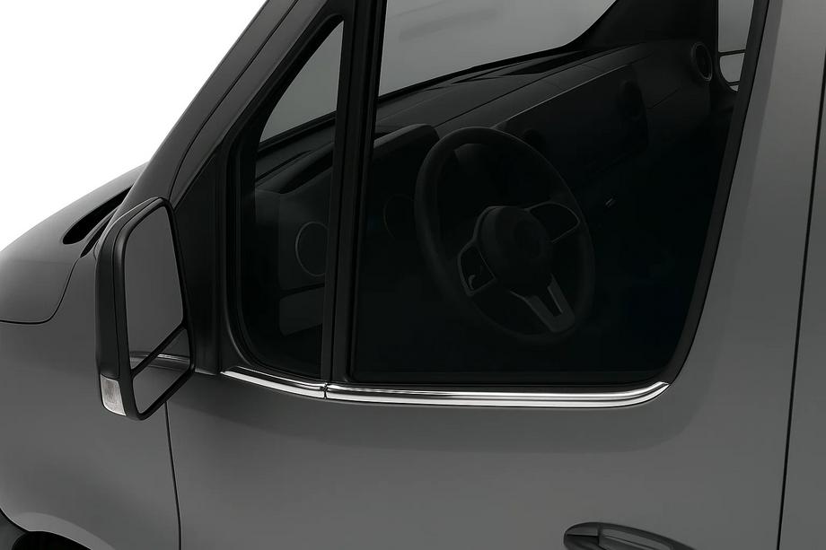 Mercedes Sprinter W907/W910 2018– Nerezové lišty okien (4 ks) Image