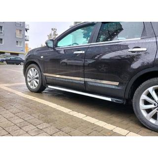 Carmos dverové lišty (4 ks, nerez) Nissan Qashqai 2010–2014 fotografia 4