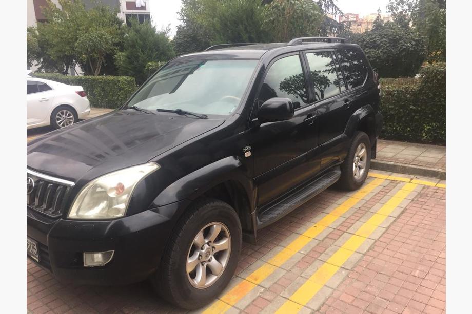 Toyota Land Cruiser Prado 120 2002–2009 Strešné lyžiny Skyport Black (2 ks) Fotografia 4