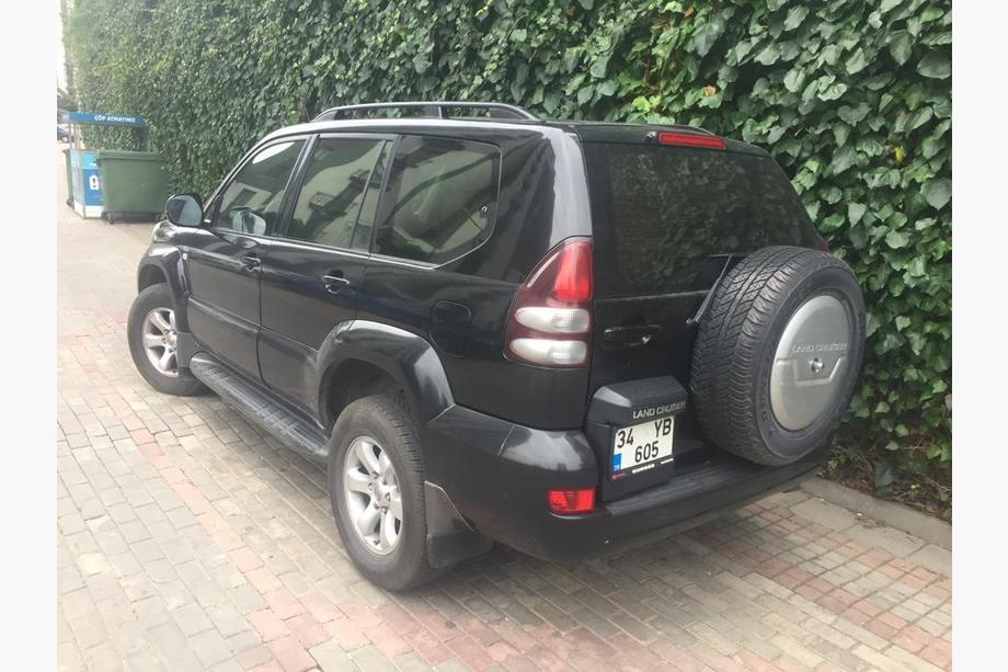 Toyota Land Cruiser Prado 120 2002–2009 Strešné lyžiny Skyport Black (2 ks) Fotografia 7