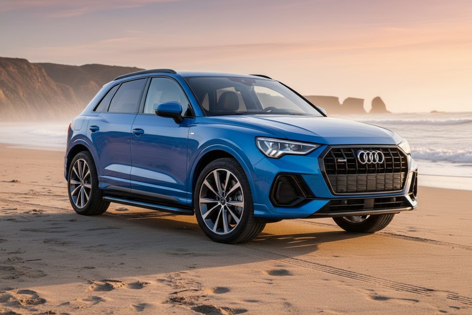 Audi Q3 2019–2025 Bočné nášľapy Maya Blue (2 ks, hliník) Image
