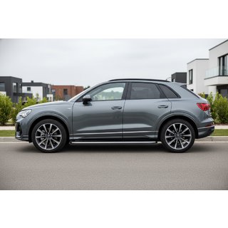 Bočné prahy Tayga Grey (2 ks, hliník) Audi Q3 2019–2025 fotografia 1