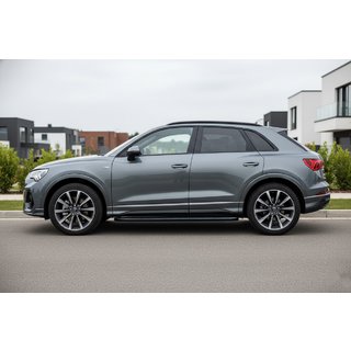 Bočné prahy Tayga Black (2 ks, hliník) Audi Q3 2019–2025 fotografia 1