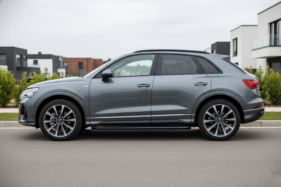 Audi Q3 2019–2025 Bočné prahy Tayga Black (2 ks, hliník) Image