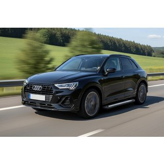 Bočné nášľapy Vision New Black (2 ks, hliník) Audi Q3 2019–2025 fotografia 1