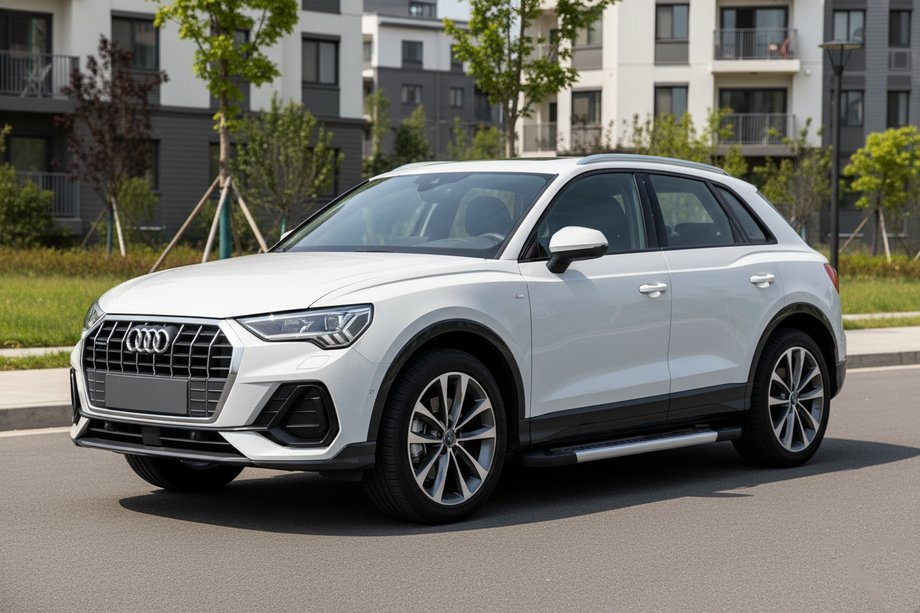 Audi Q3 2019–2025 Bočné nášľapy Vision New Grey (2 ks, hliník) Fotografia 1