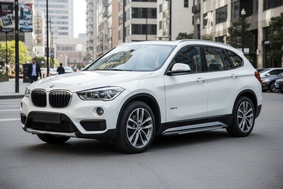 BMW X1 F48 2015–2022 Bočné prahy Bosphore Grey (2 ks, hliník) Image