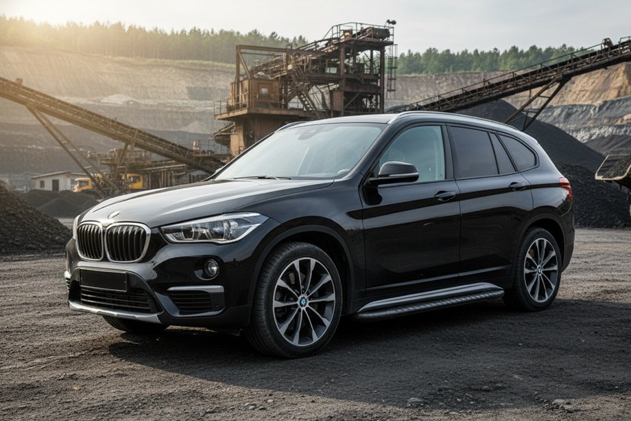 BMW X1 F48 2015–2022 Bočné nášľapy Bosphore Black (2 ks, hliník) Image