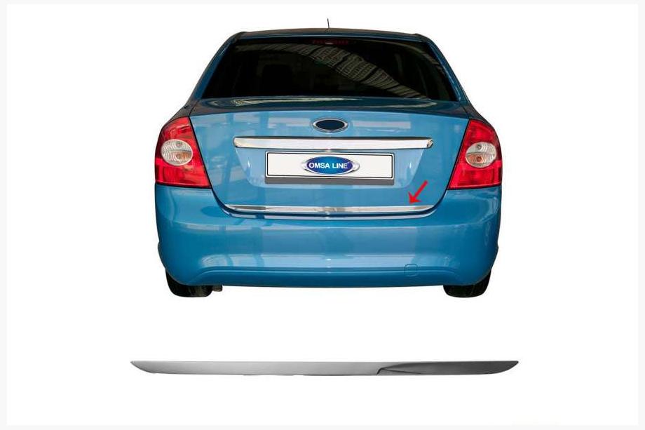 Ford Focus II 2005–2008 Lišta na hranu veka kufra (Sedan, nerez) Fotografia 1