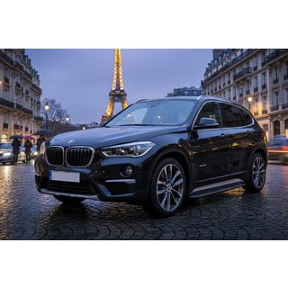 Bočné prahy Tayga Black (2 ks, hliník) fotografia 1