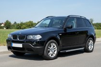 BMW X3 E83 2003–2010 Bočné prahy Bosphore Grey (2 ks, hliník) fotografia 1