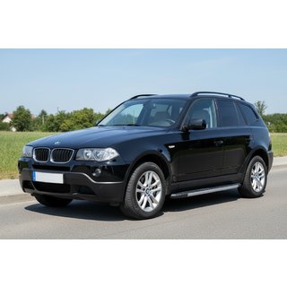 Bočné prahy Bosphore Grey (2 ks, hliník) BMW X3 E83 2003–2010 fotografia 1