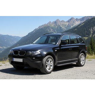 Bočné nášľapy Bosphore Black (2 ks, hliník) BMW X3 E83 2003–2010 fotografia 2