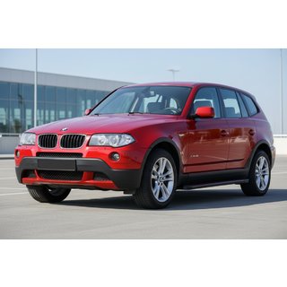 Bočné nášľapy Maya Red (2 ks., hliník) BMW X3 E83 2003–2010 fotografia 1